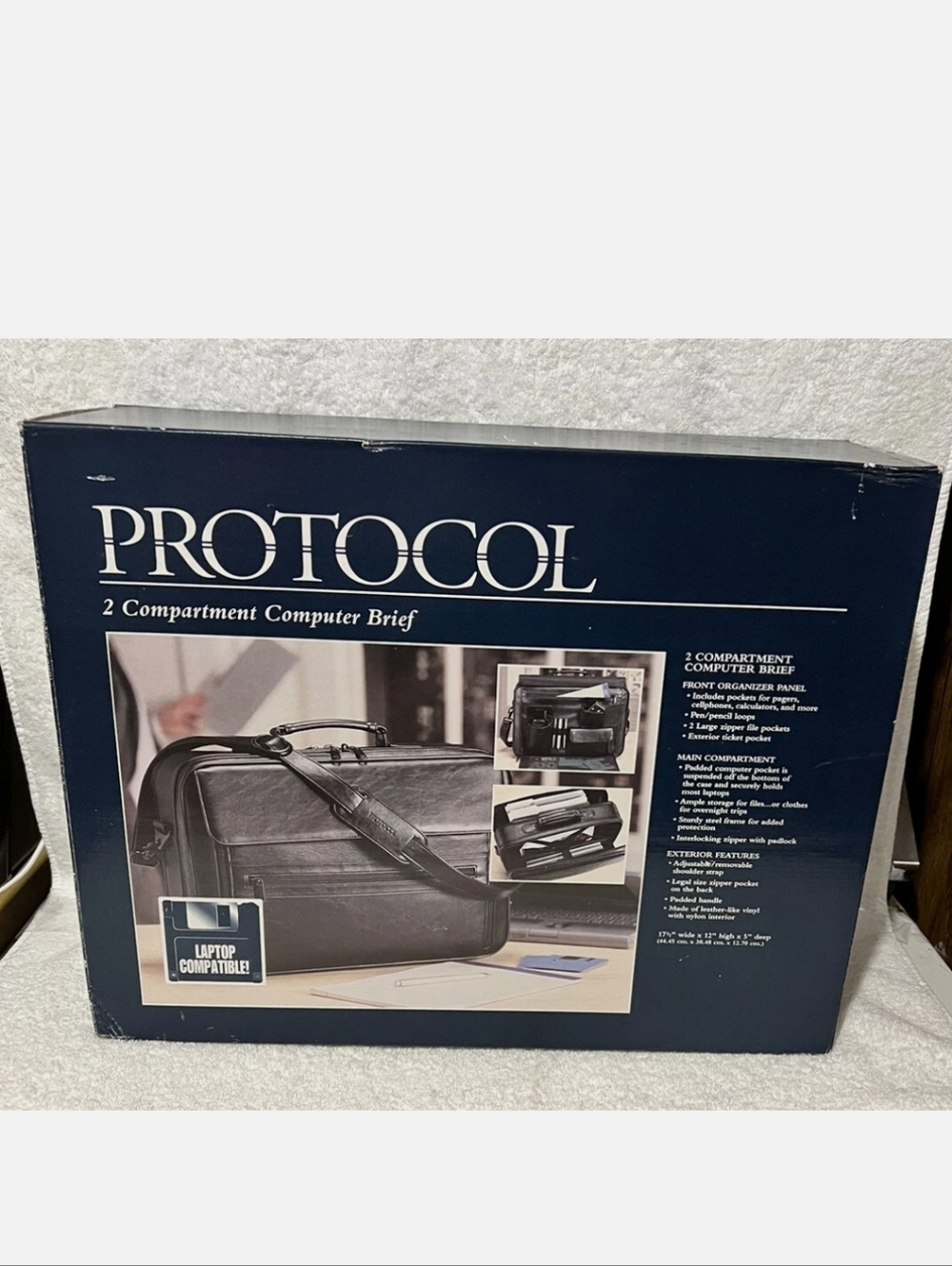 Protocol 2-Compartment Computer Brief - Black